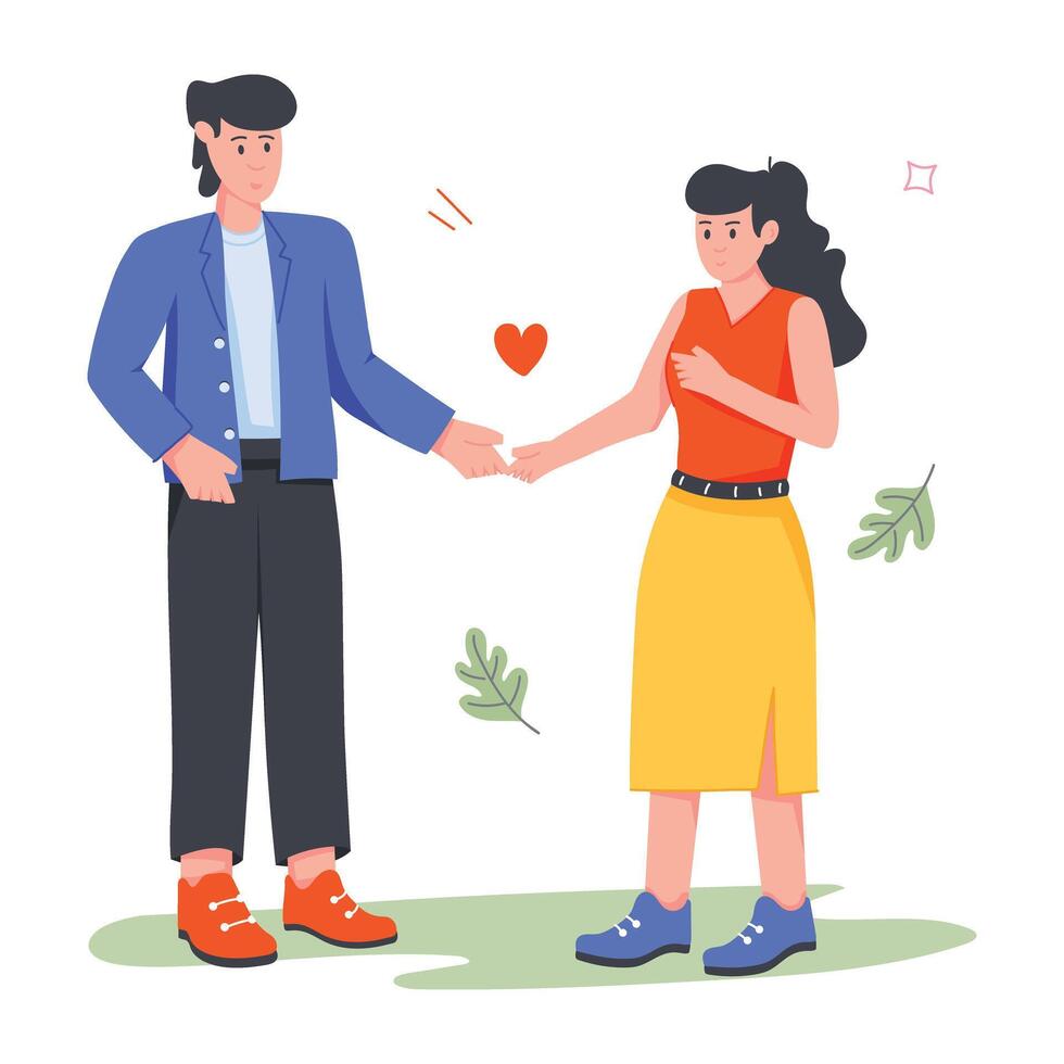 Park Activities Flat Illustrations vector