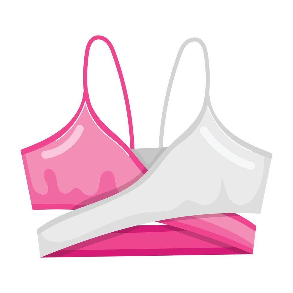 Casual Wear Flat Stickers vector