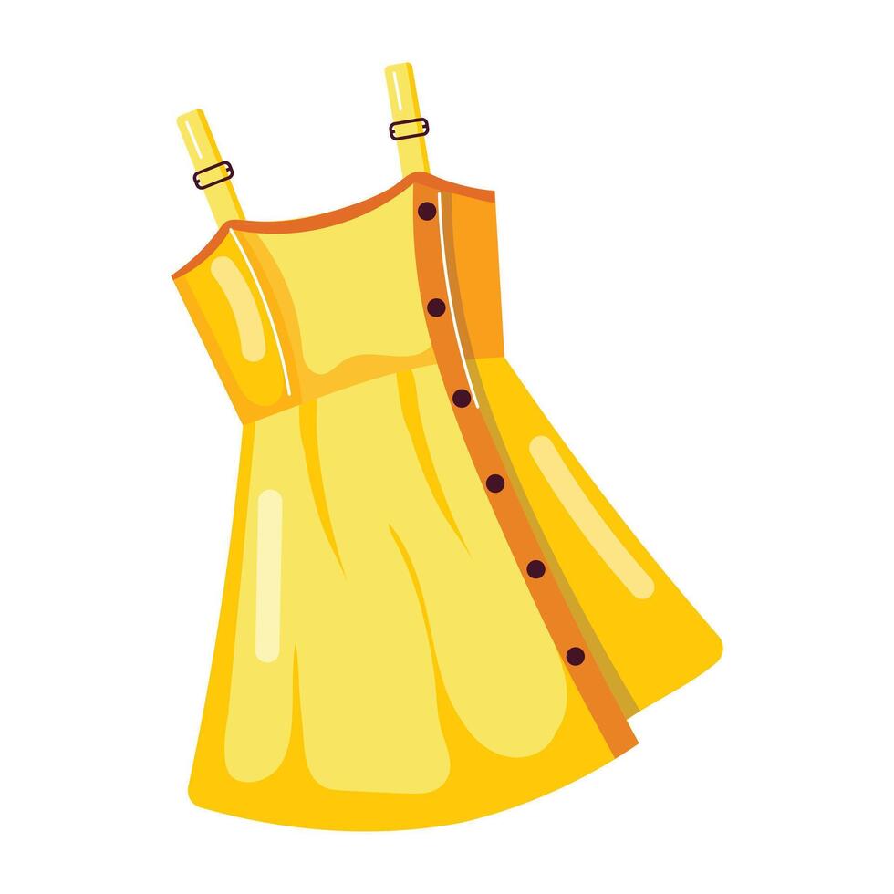Casual Wear Flat Stickers vector