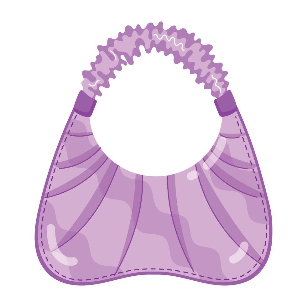 Stylish Ladies Bags Flat Stickers vector