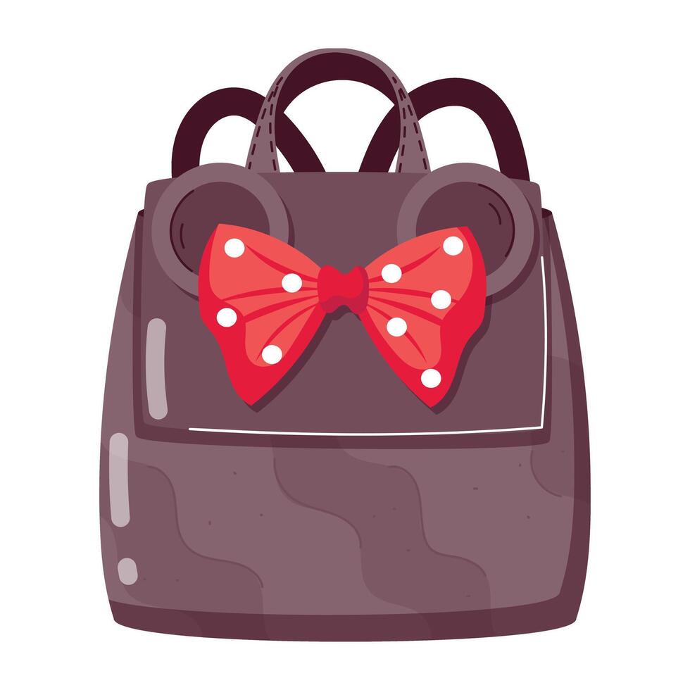 Stylish Ladies Bags Flat Stickers vector