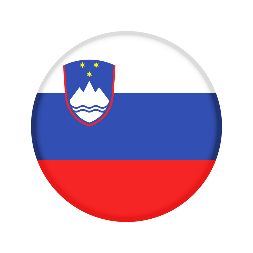 Round flag of Slovenia png