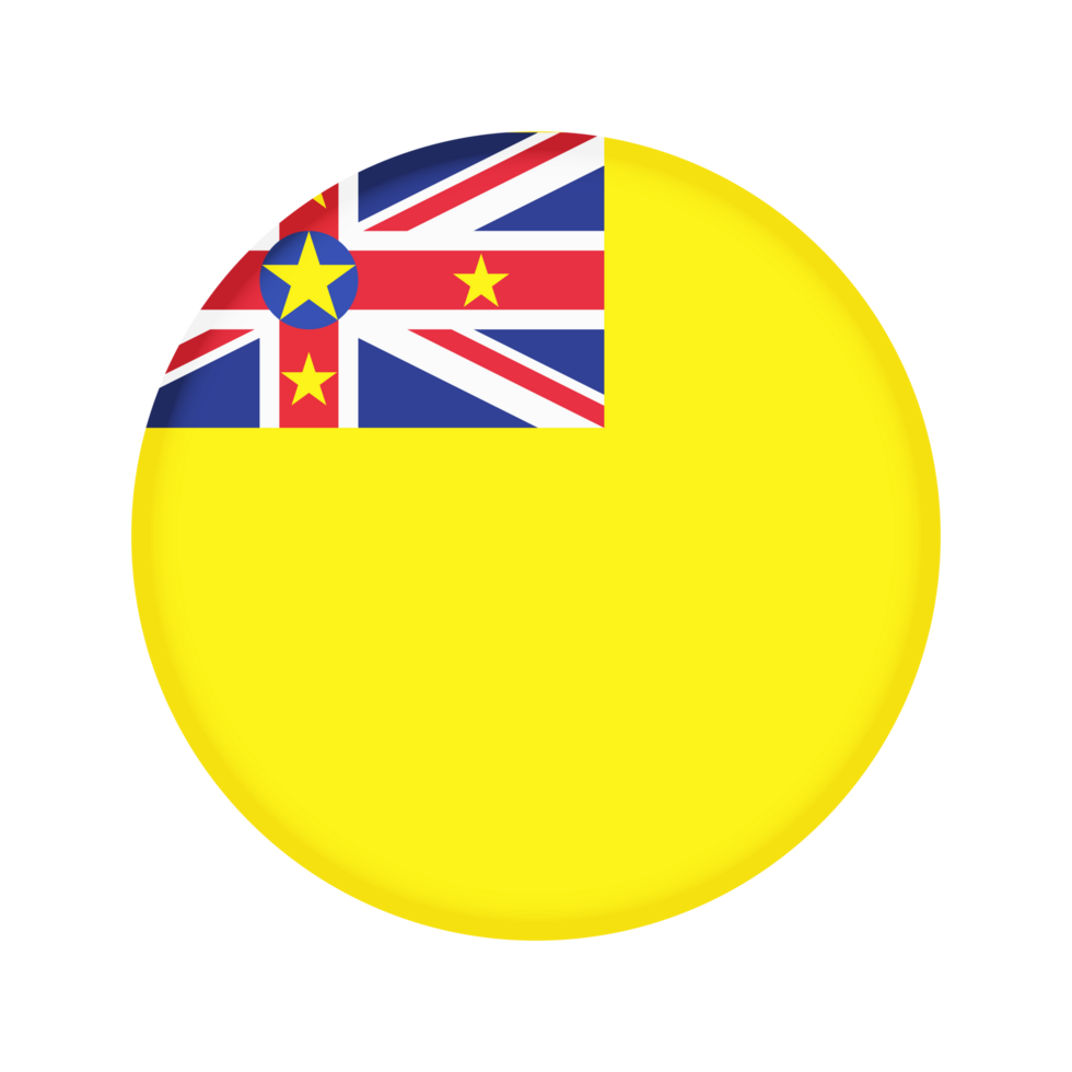 Round flag of Niue png