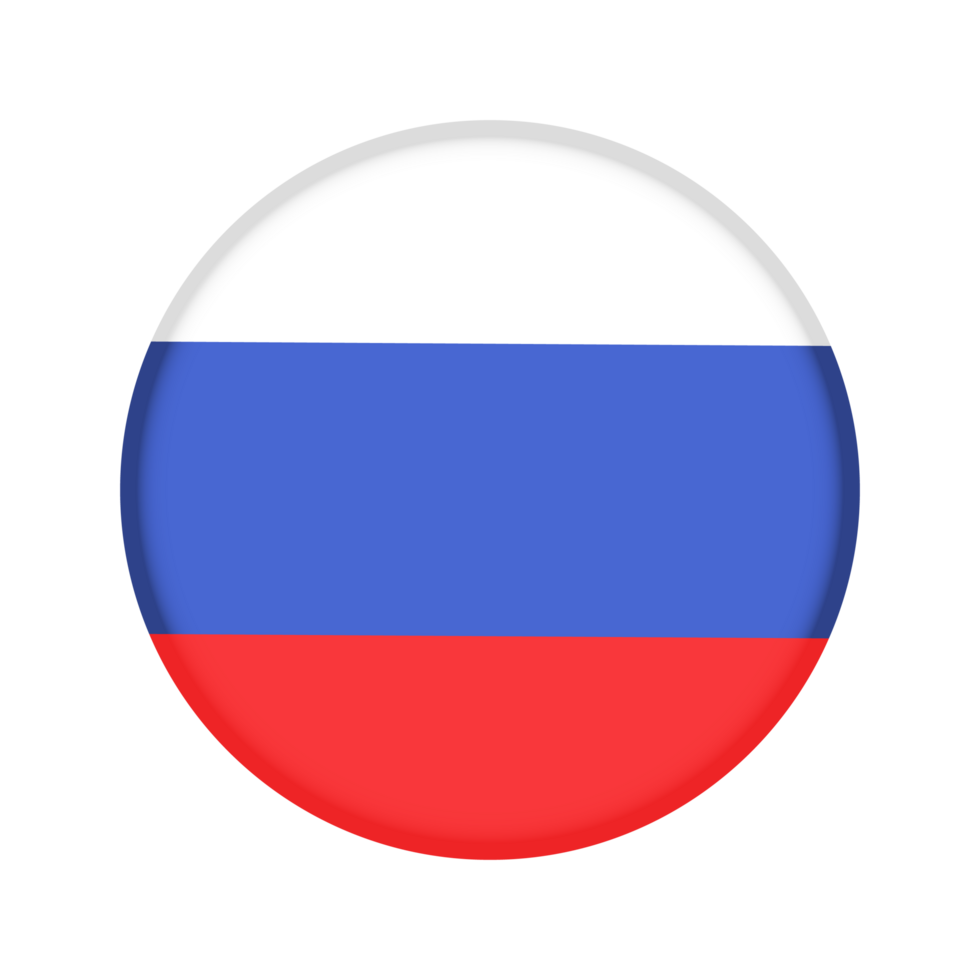 Round flag of Russia png