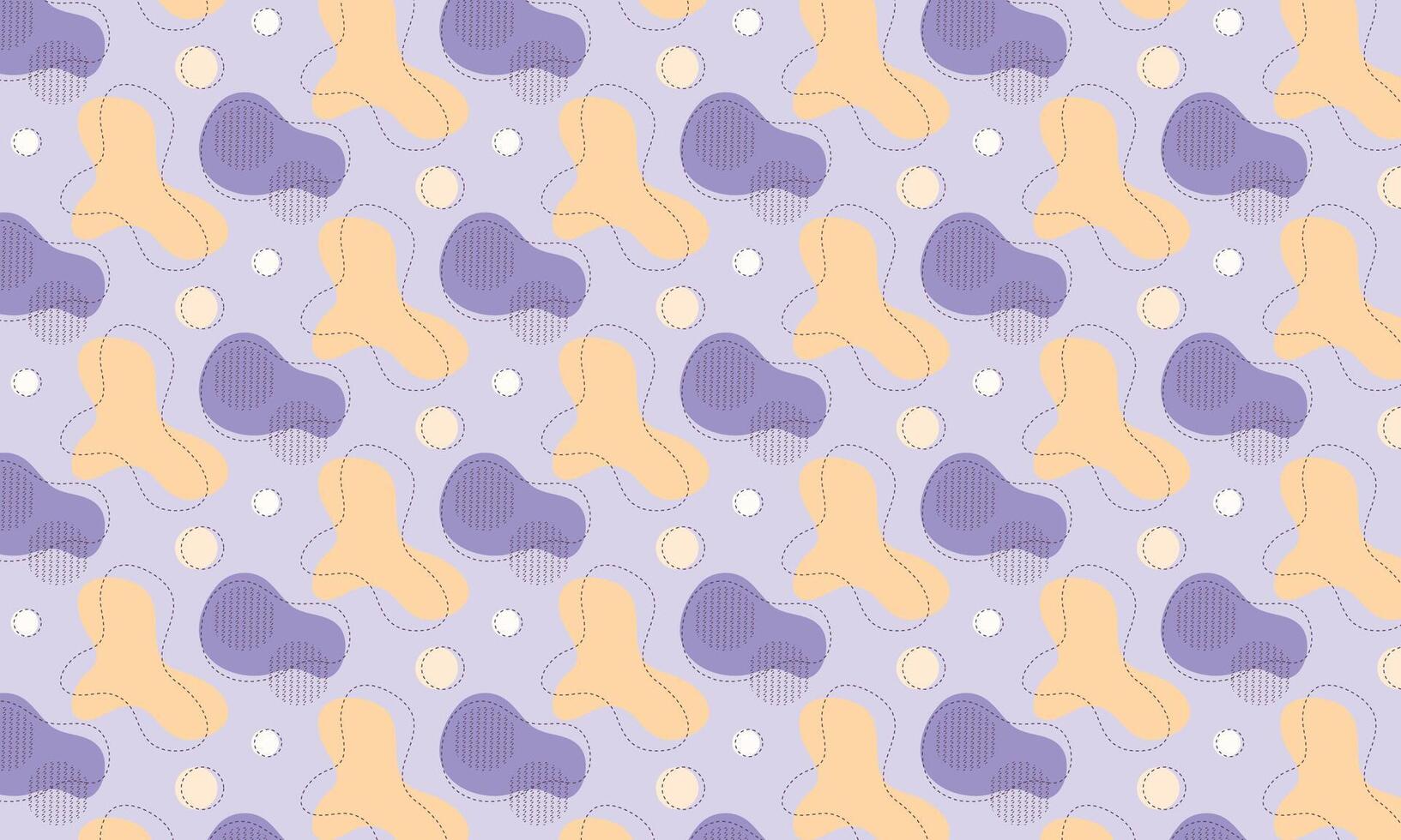 Flat abstract doodle pattern design background vector