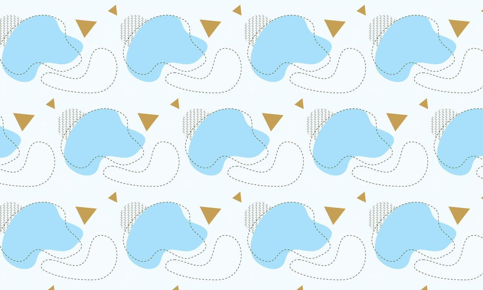 Flat abstract doodle pattern design background vector