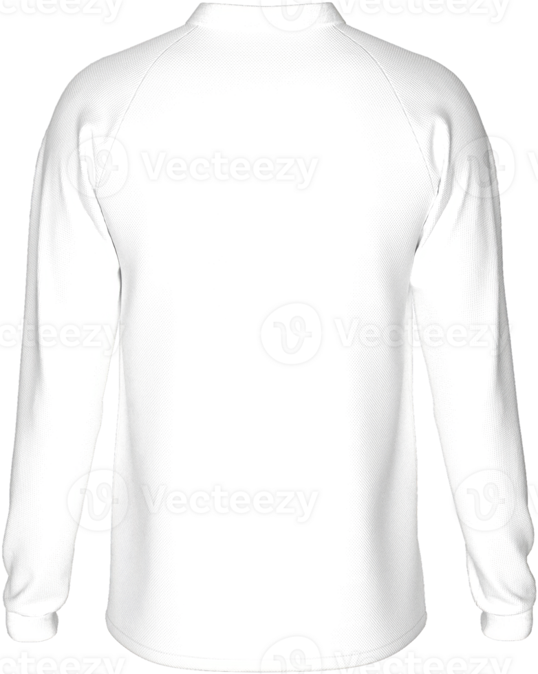 Mockup Template Jersey Football Long Sleeves Goalkeeper T Shirt Soccer Front Facing View 3D Rendering on transparent background cutout for artwork graphic design. png