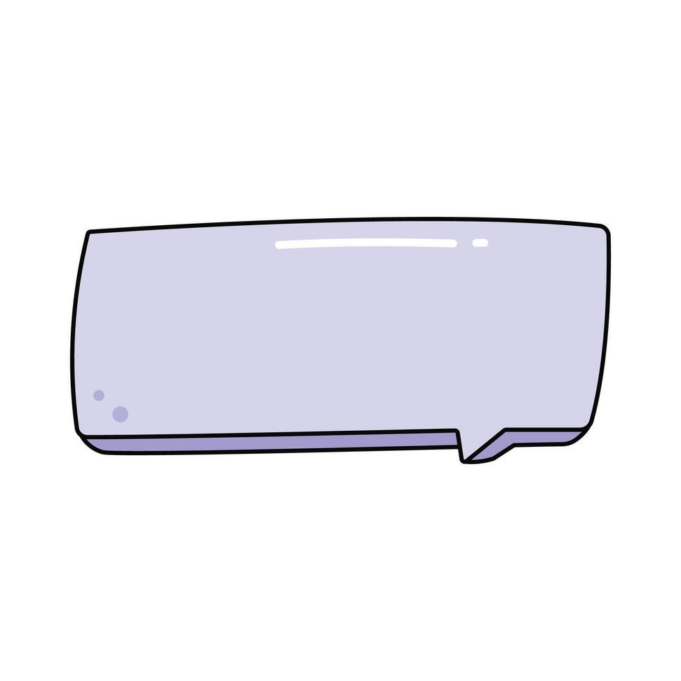 hand drawn doodles speech bubble vector