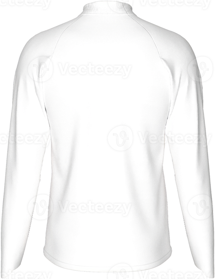 Mockup Template Jersey Football Long Sleeves Goalkeeper T Shirt Soccer Front Facing View 3D Rendering on transparent background cutout for artwork graphic design. png