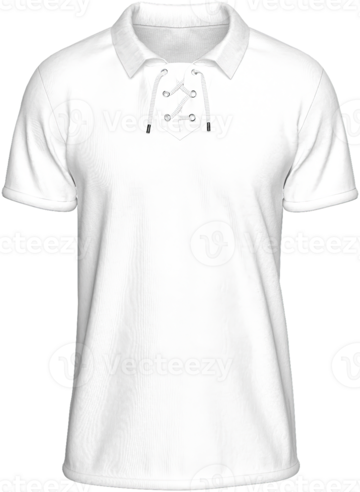 Mockup Template Jersey Football T Shirt Soccer Front Facing View 3D Rendering on transparent background cutout for artwork graphic design. png