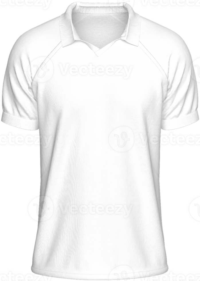 Mockup Template Jersey Football T Shirt Soccer Front Facing View 3D Rendering on transparent background cutout for artwork graphic design. png