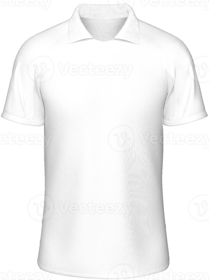 Mockup Template Jersey Football T Shirt Soccer Front Facing View 3D Rendering on transparent background cutout for artwork graphic design. png