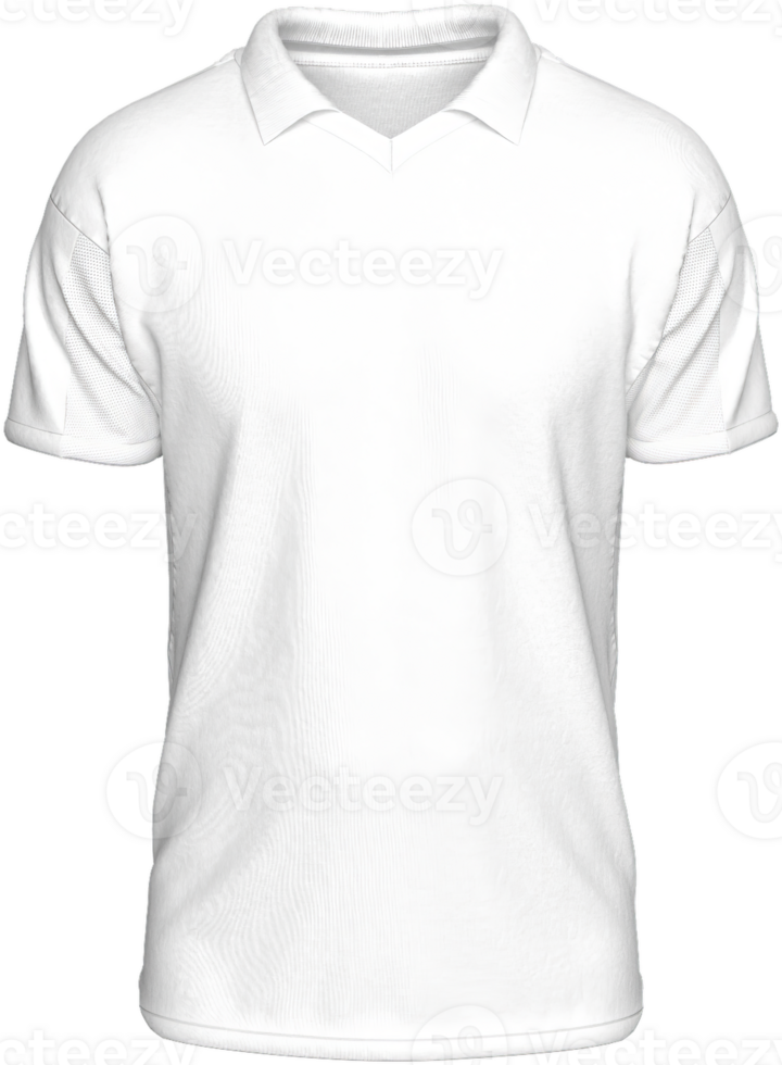 Mockup Template Jersey Football T Shirt Soccer Front Facing View 3D Rendering on transparent background cutout for artwork graphic design. png