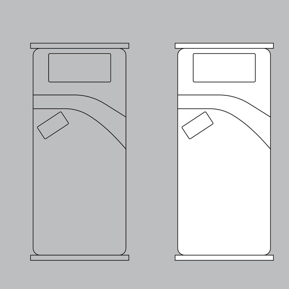 Bed icon for house plan design. outline bed icon. outline bed icon vector