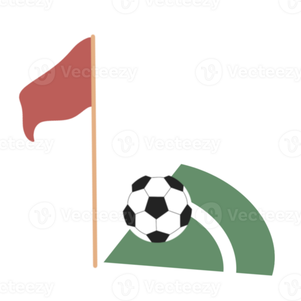 Football field illustration png