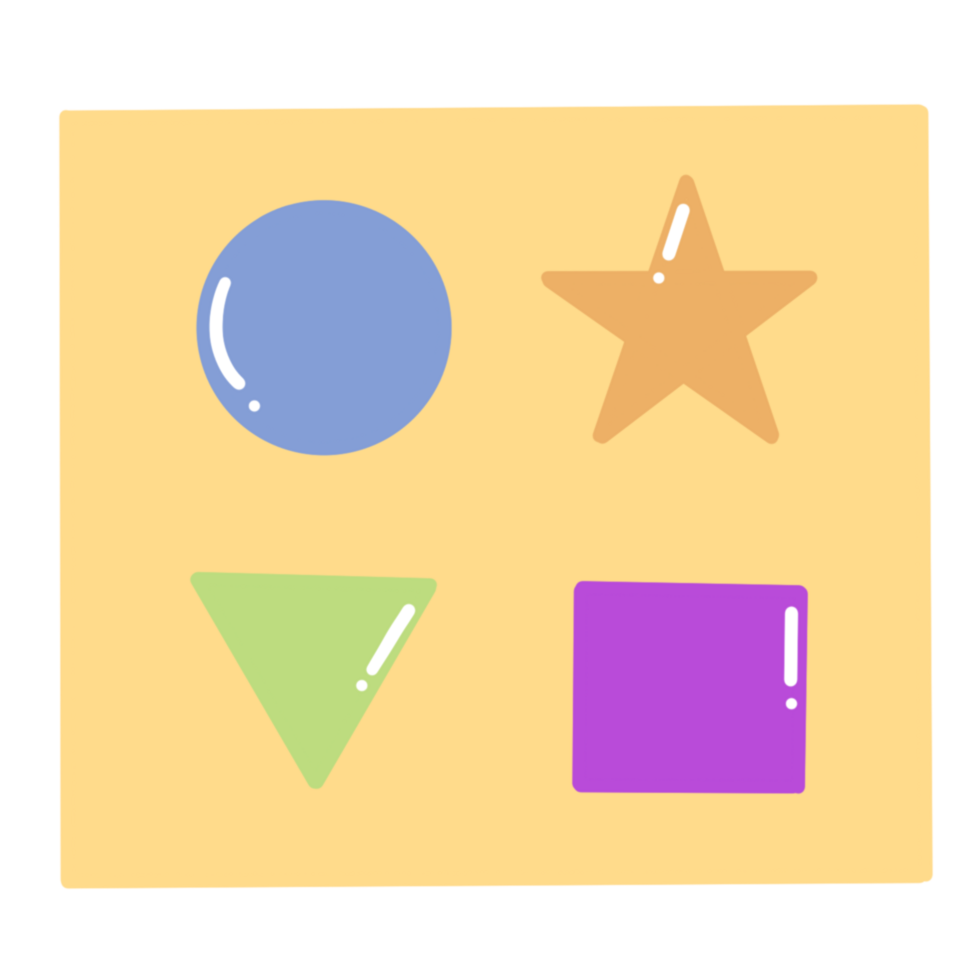 Kids toys illustration png