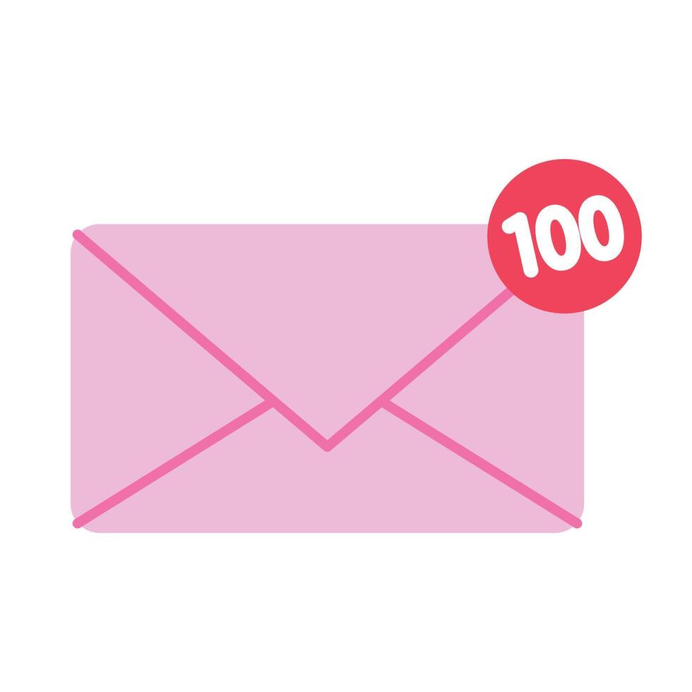 New Email incoming message Mail icon concept of incoming email message mail delivery service vector