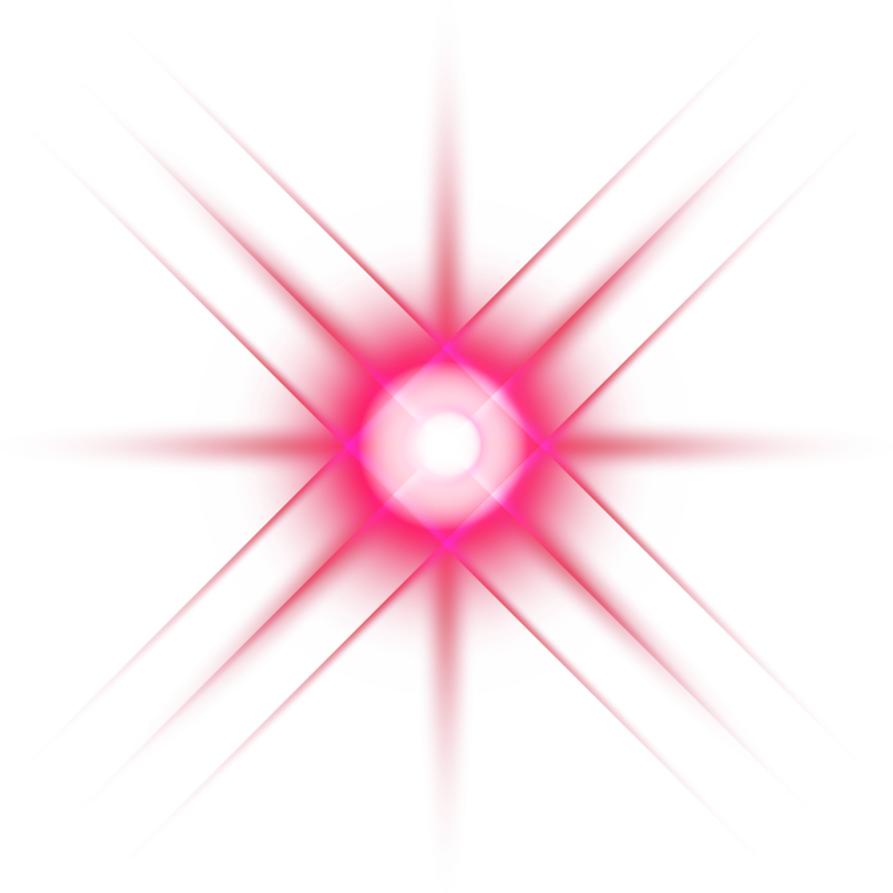 Red light lens flares png