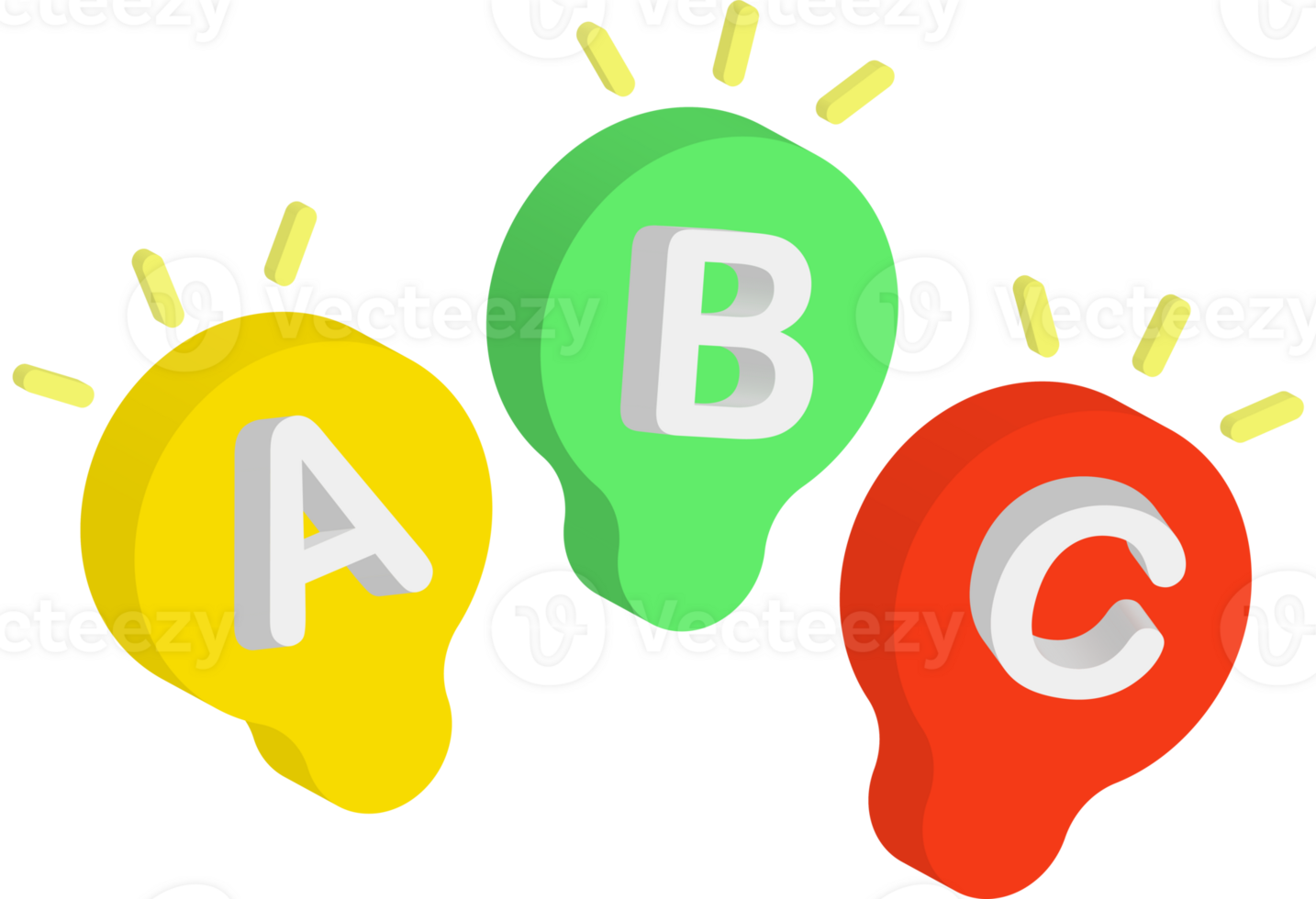 3D Education ABC png
