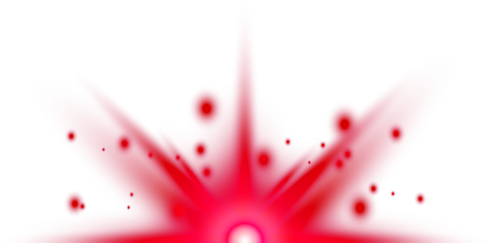Red light lens flares png
