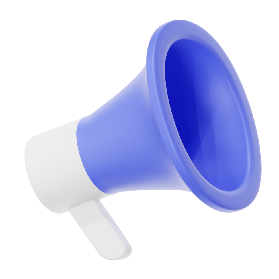 icon megaphone on transparent background png