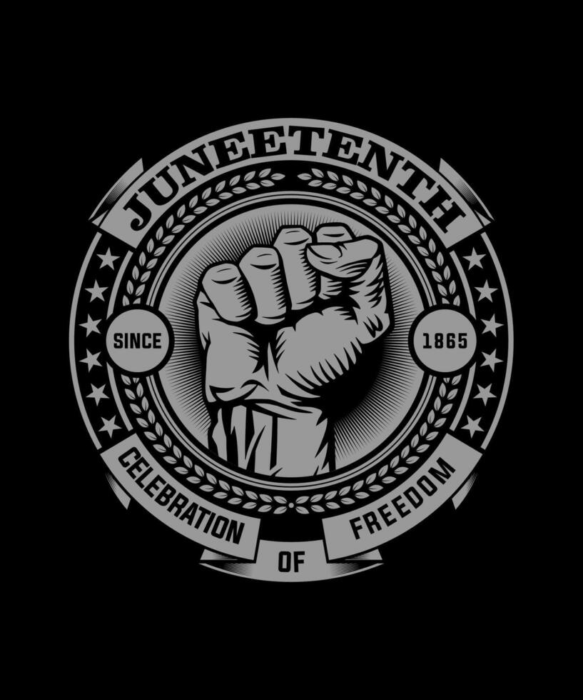 Juneteenth Celebration of Freedom vector