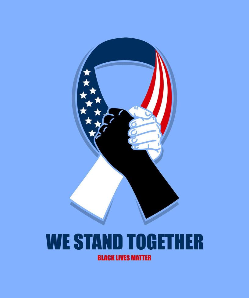 WE STAND TOGETHER GRAPHIC DESIGN vector