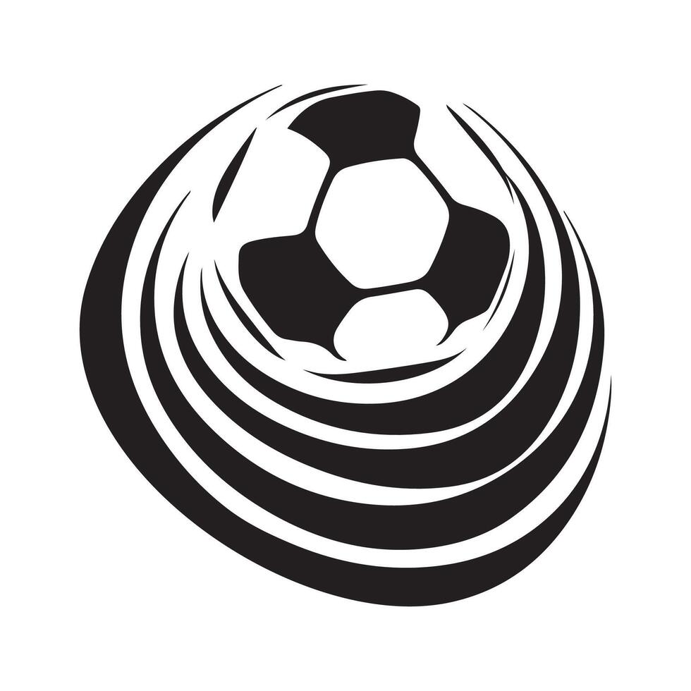 Football logo design template Image isolated on white vector