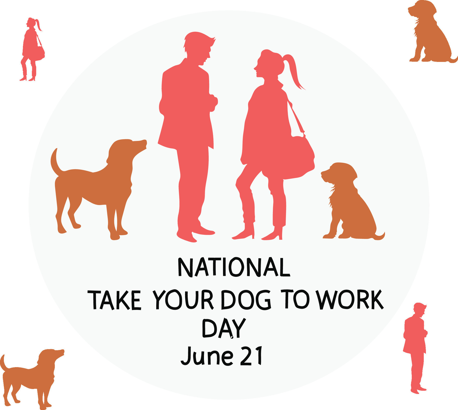 national take your dog to work day 45758720 Vector Art at Vecteezy