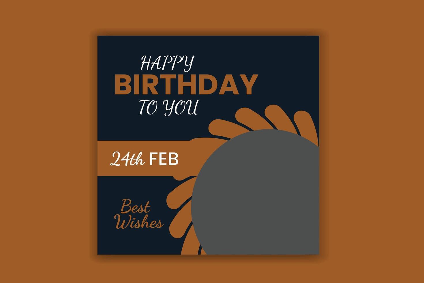 birthday social media post, birthday card design ,birthday banner vector
