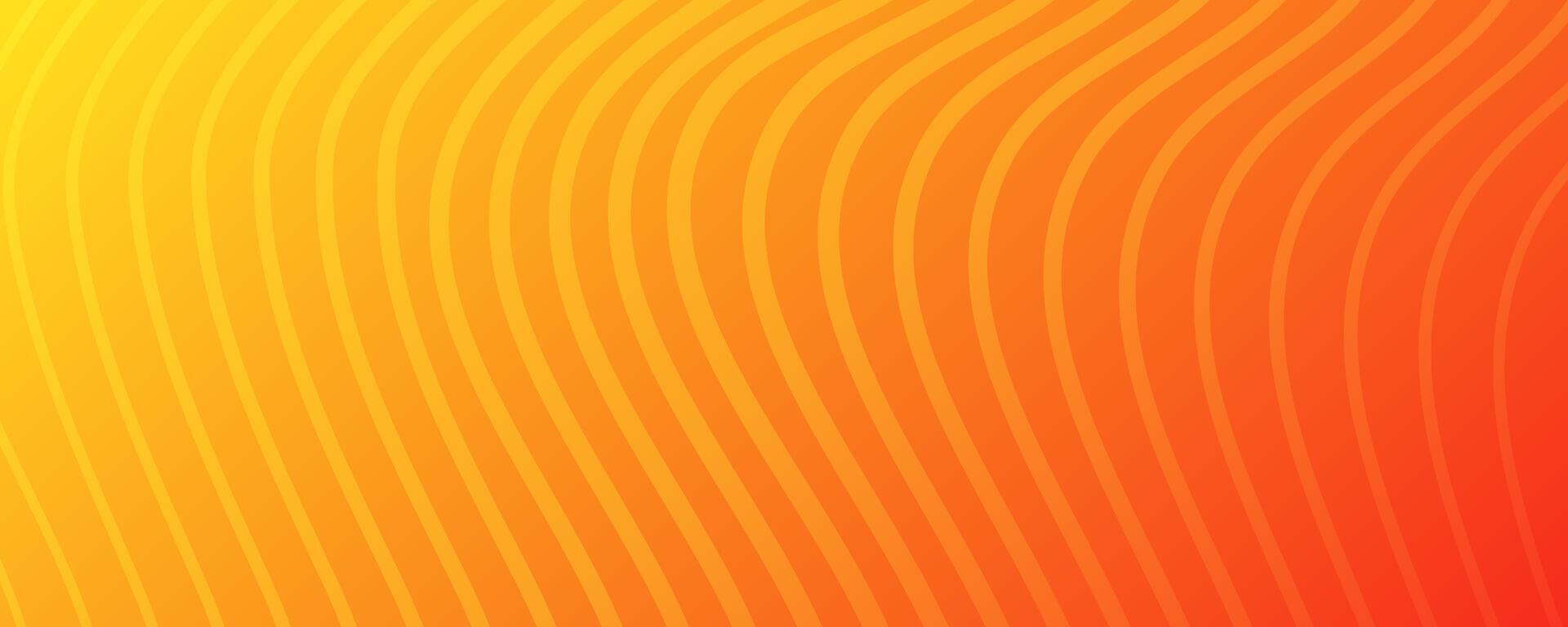 Modern colorful gradient background with wave lines vector