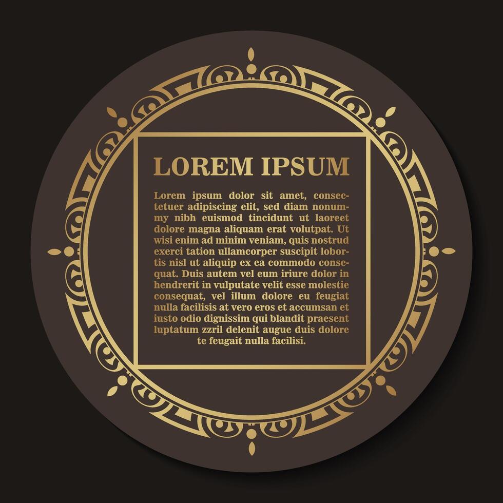 Luxury calligraphy square ornament frame line vector