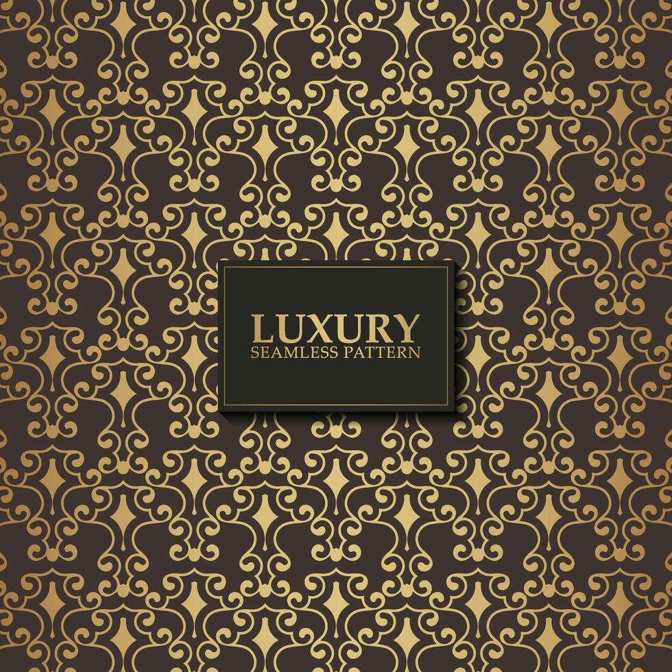 luxury dark seamless pattern background vector