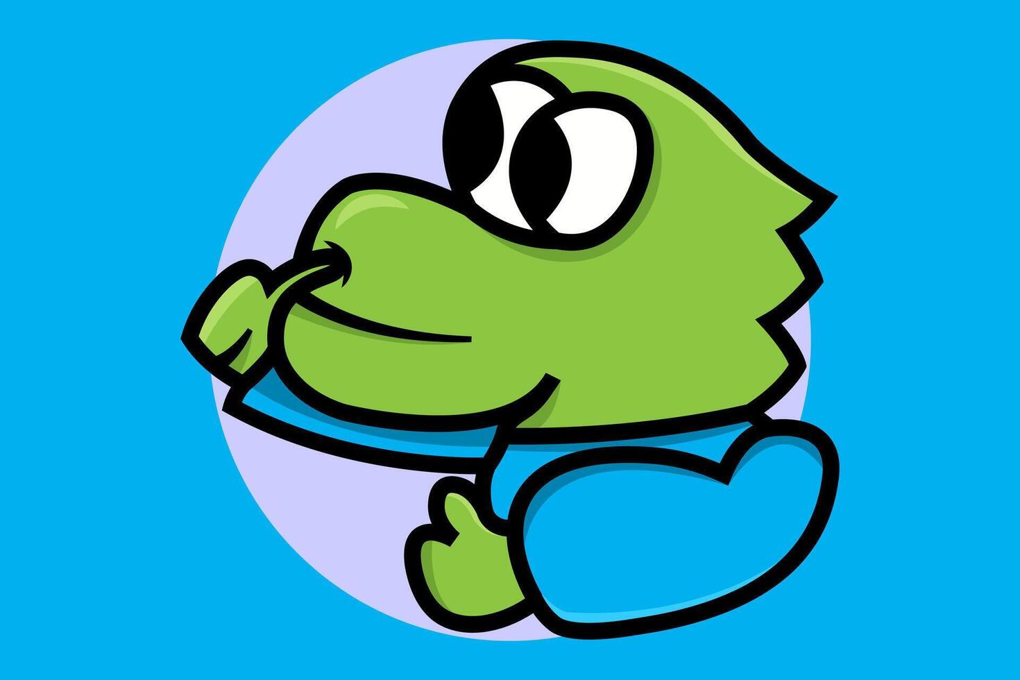 Cute Crocodile Mascot. Crocodile With Cartoon Icon. Isolated Premium Science Animal Icon Concept. vector