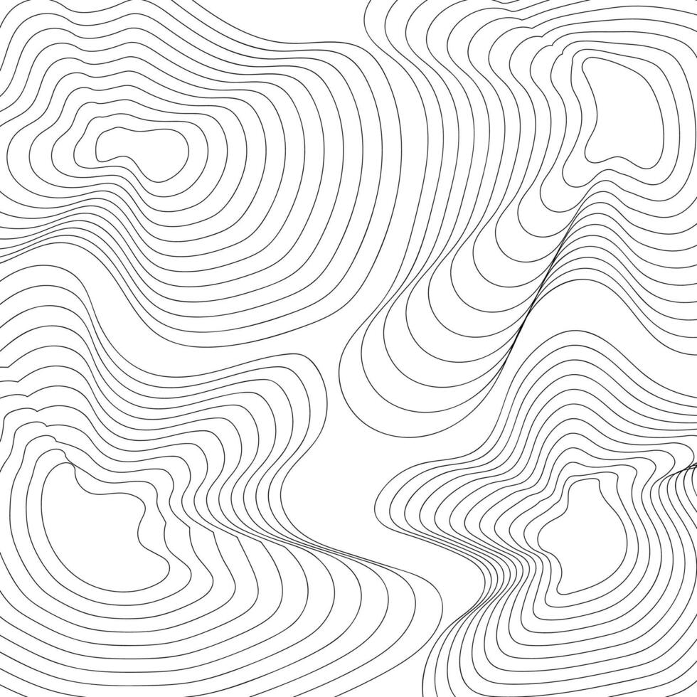abstract contour line map vector
