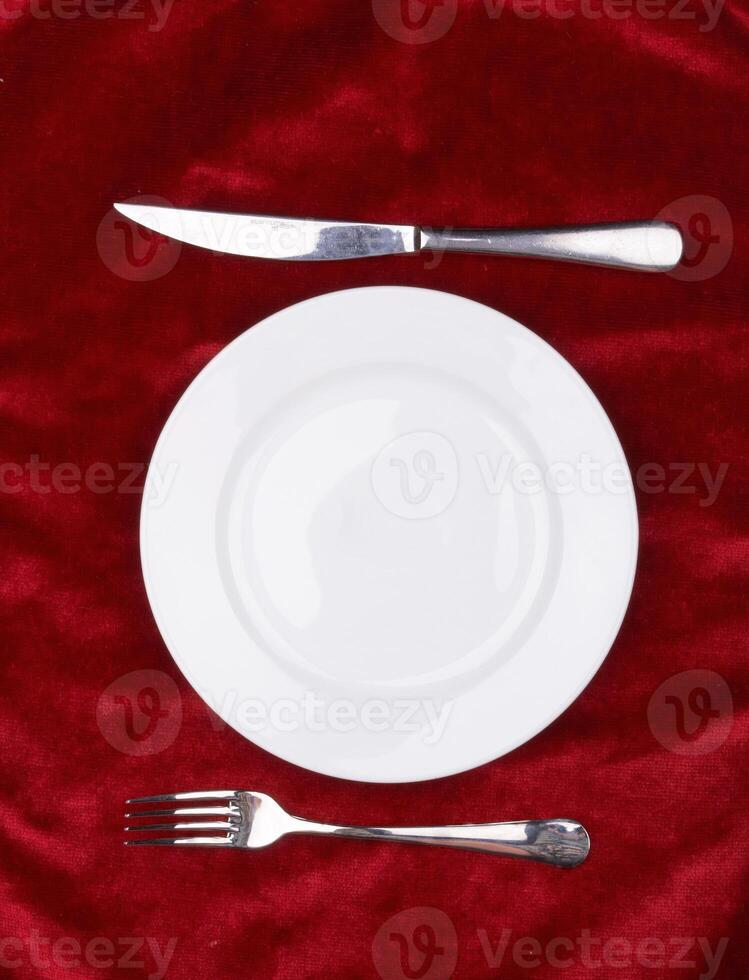 empty plate as background photo