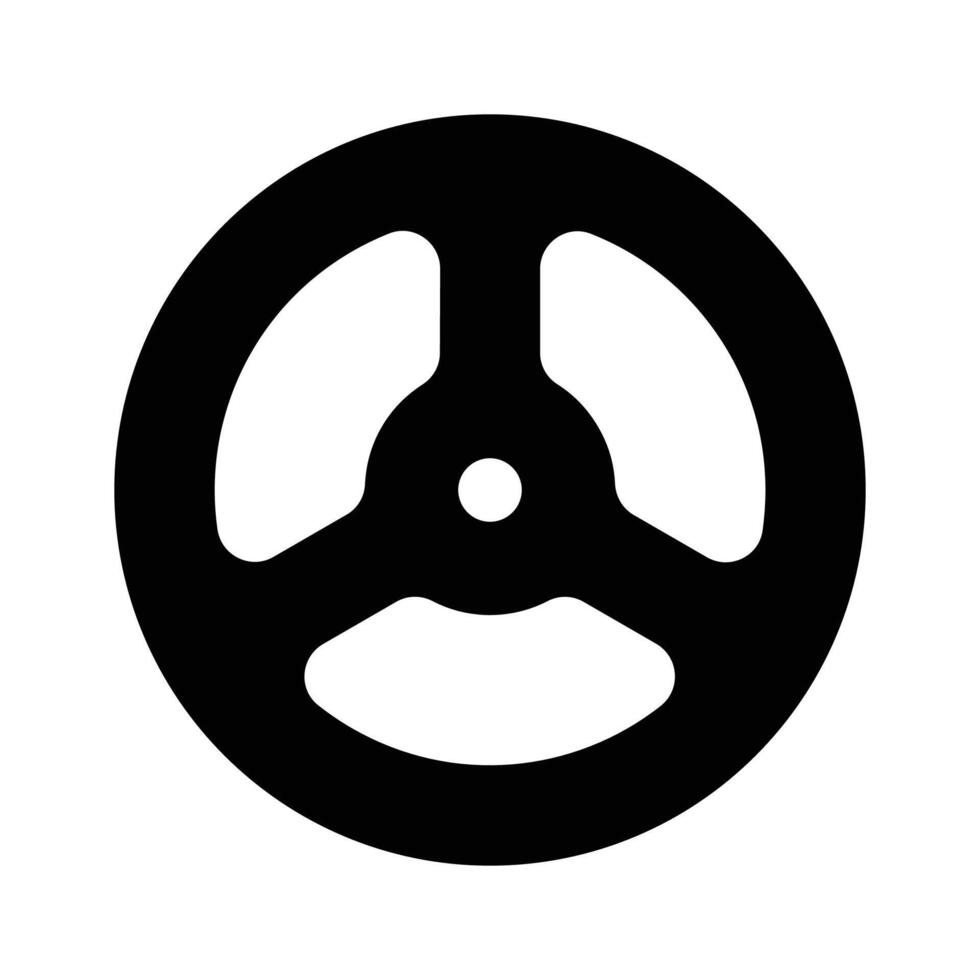 Car steering wheel, game steering design vector