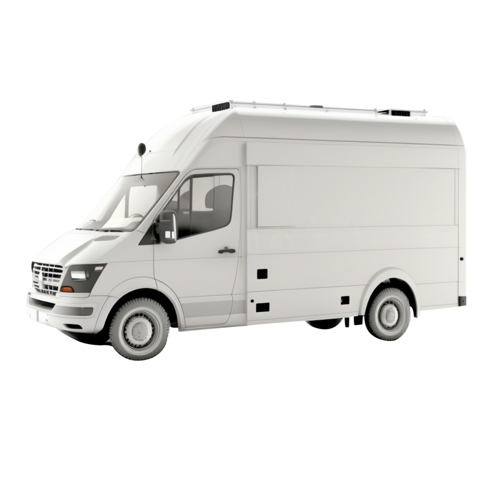 Van isolated on transparent background png
