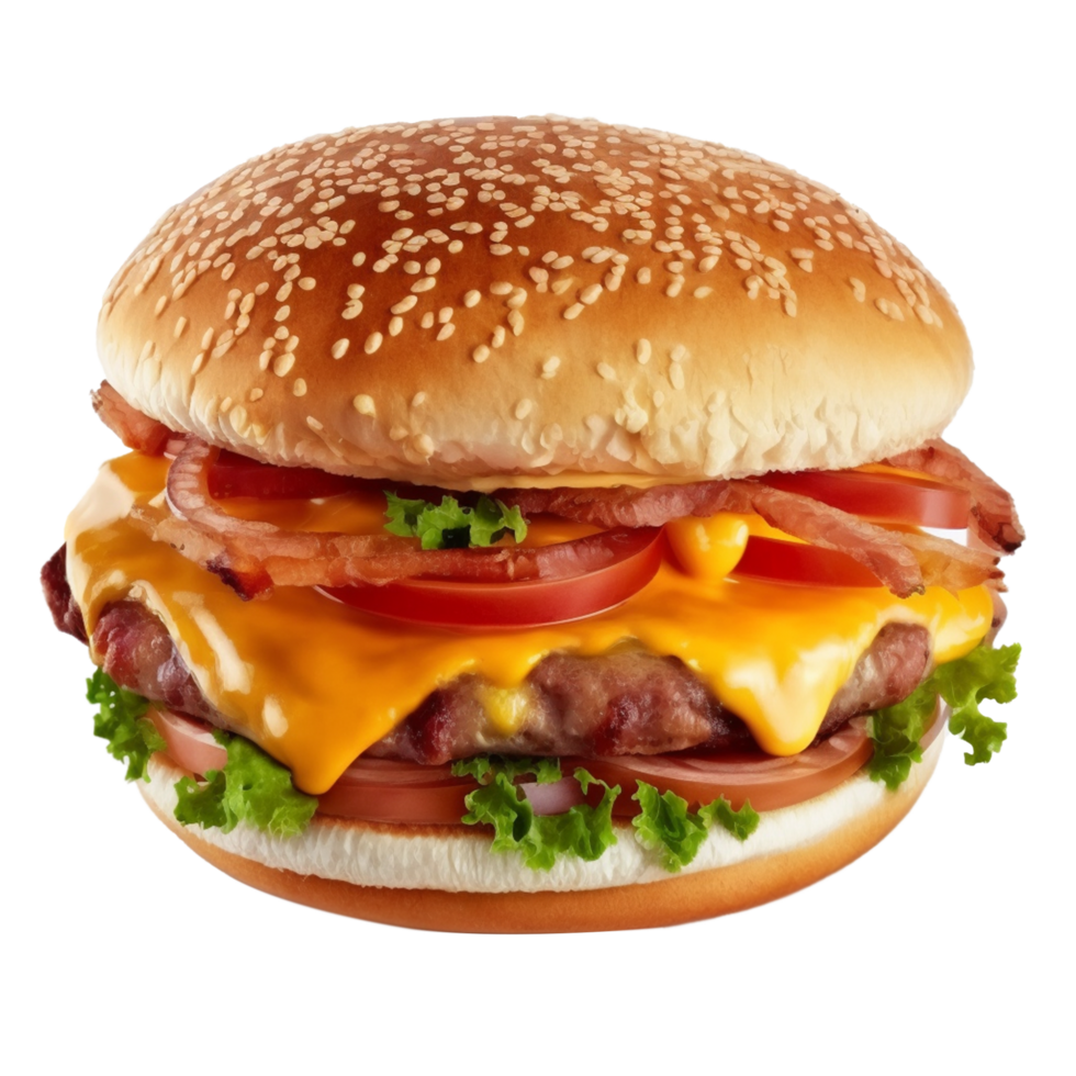 Fast food isolated png