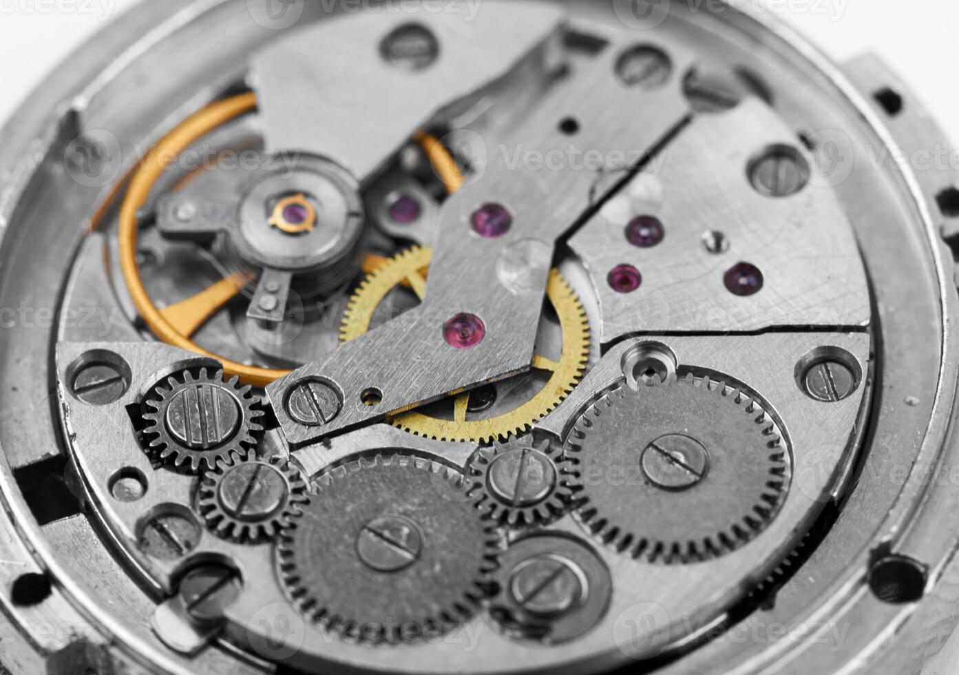 Clock mechanism background photo