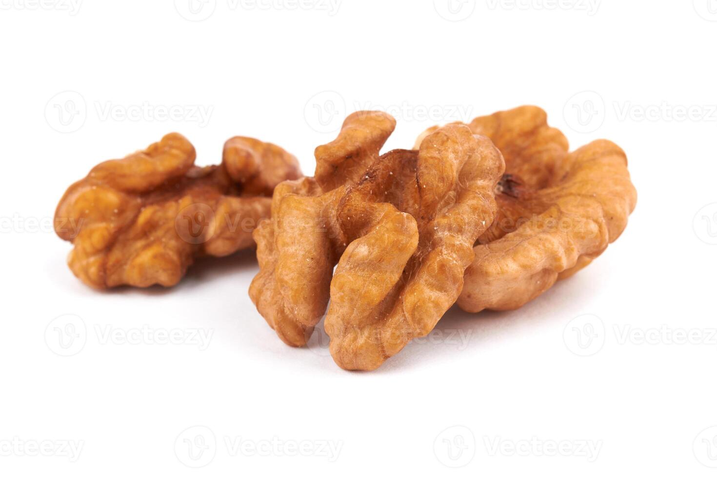walnuts on white photo