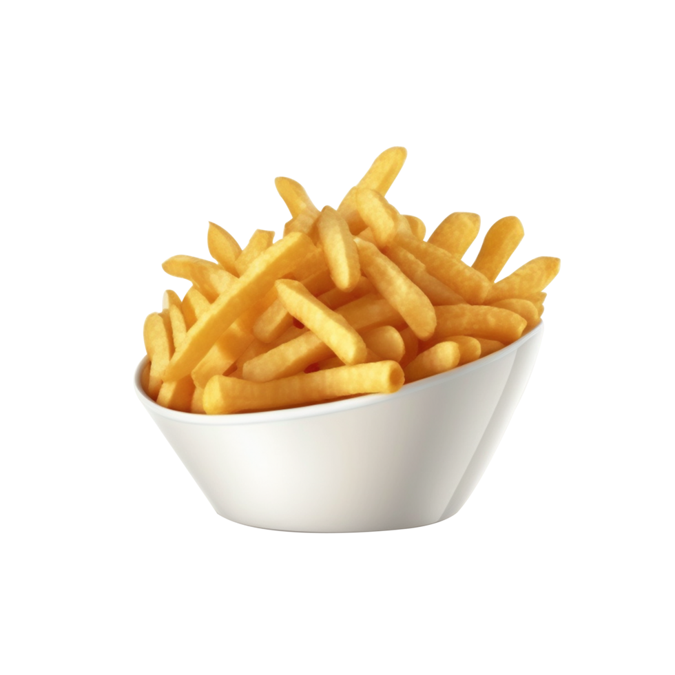 French fries isolated png