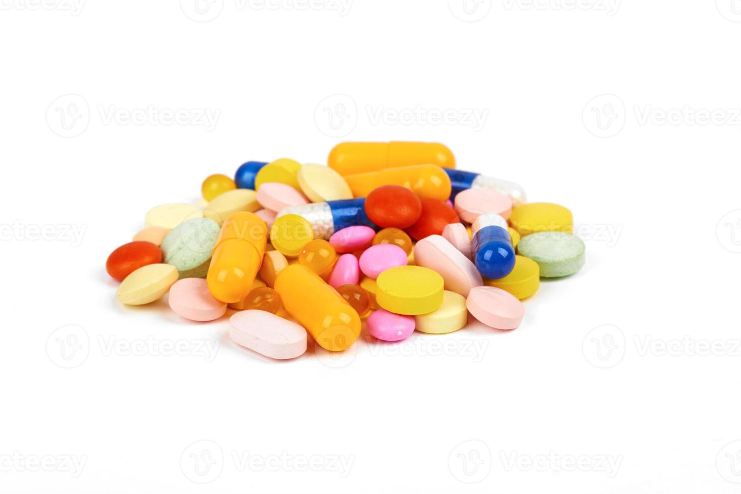 pills on white photo