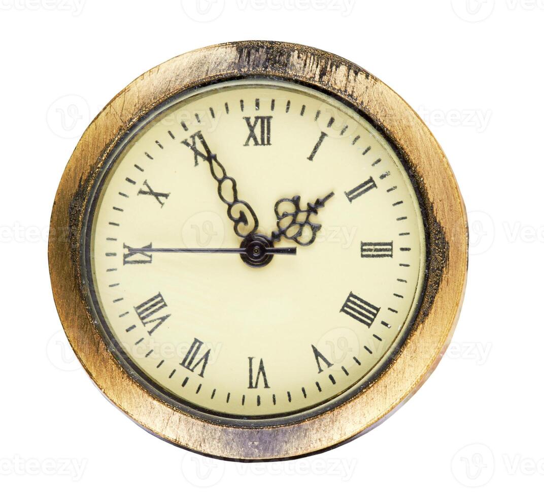 wall clock on white photo