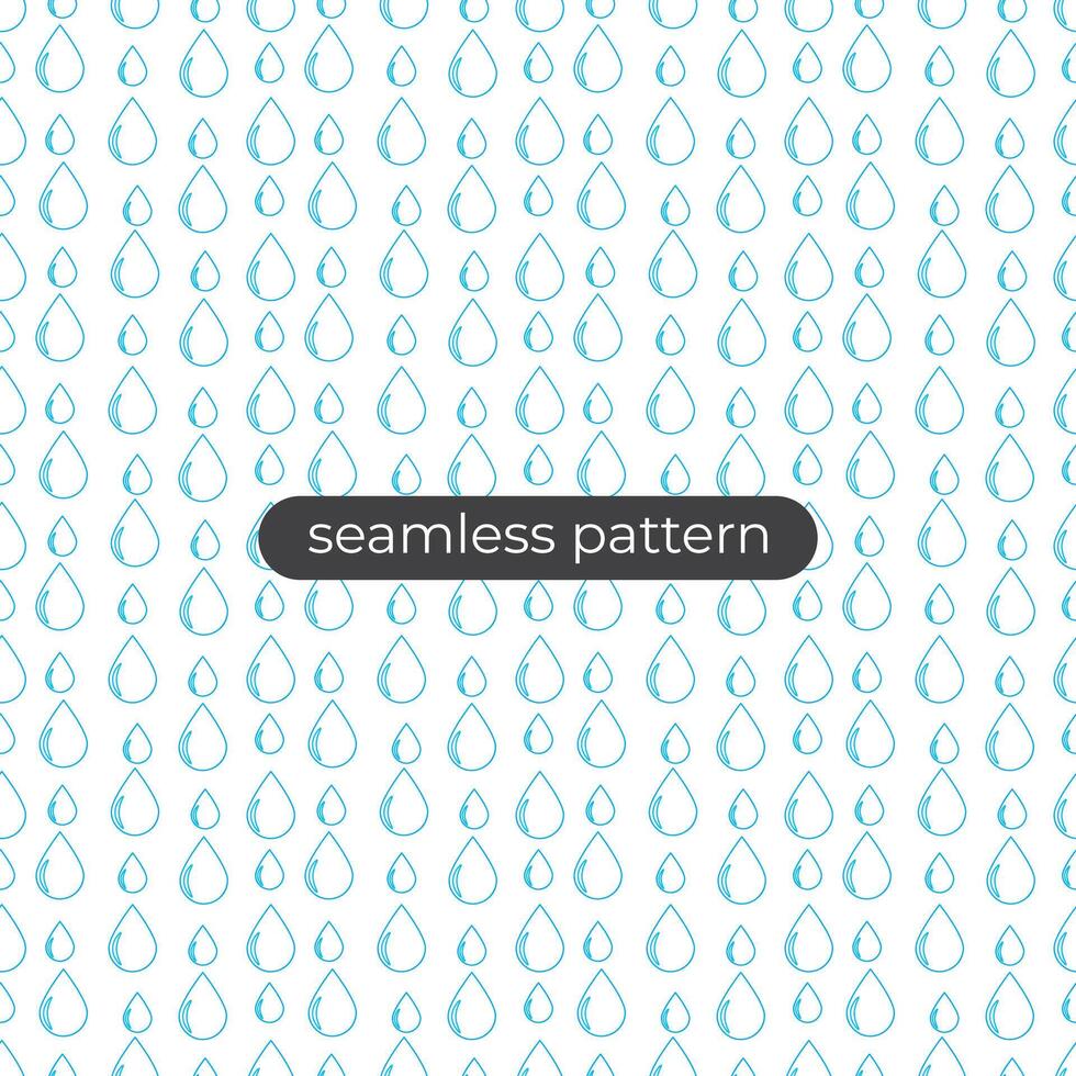 water drop pattern design background with seamless patern style vector