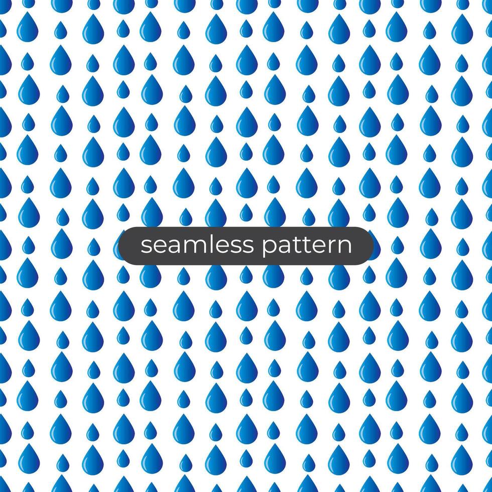 water drop pattern design background with seamless patern style vector