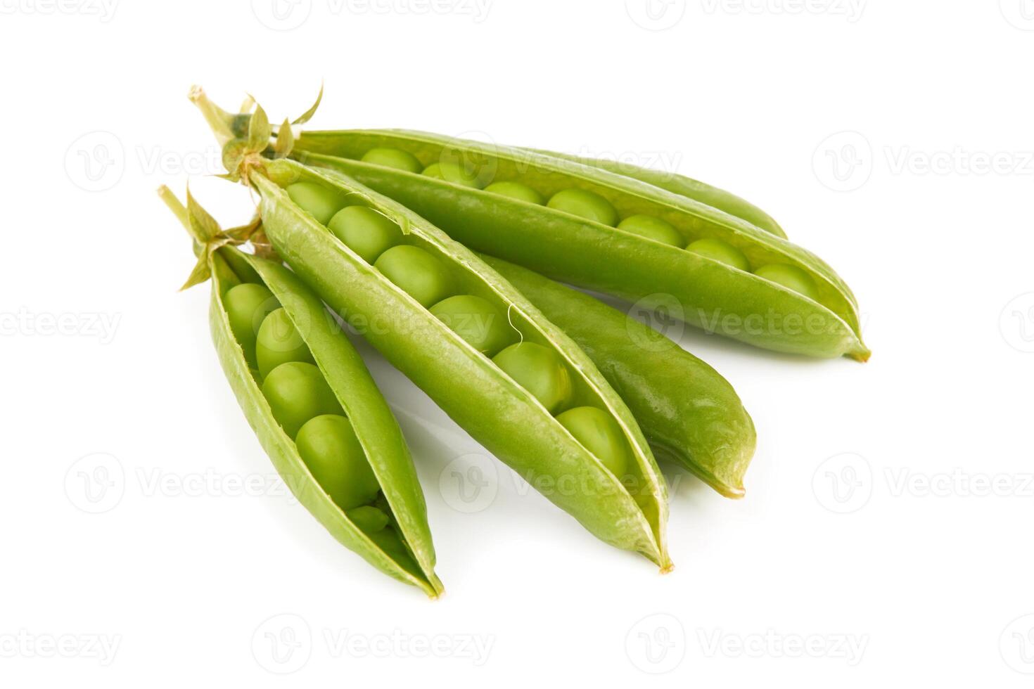 green pea on white photo