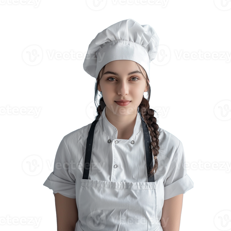 A cooking chef isolated on transparent background png