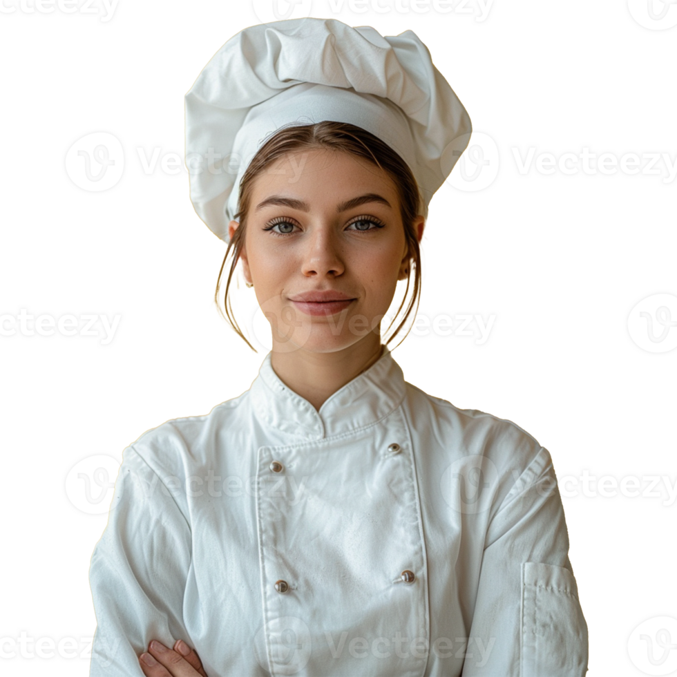 A cooking chef isolated on transparent background png
