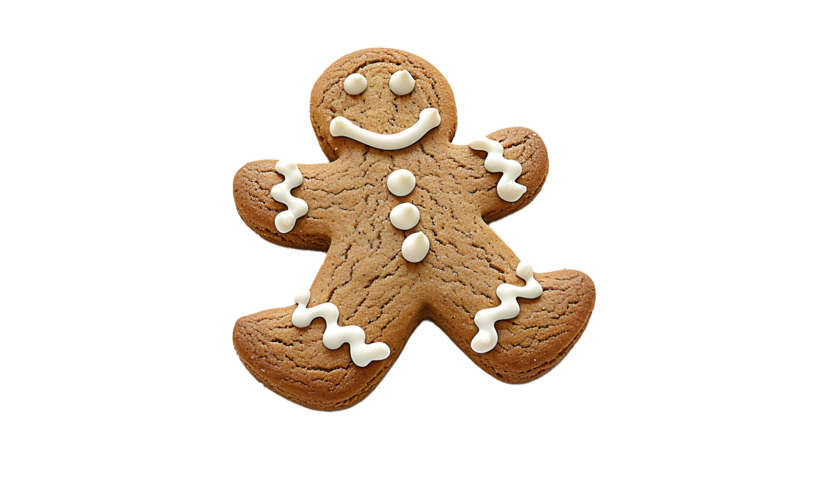 Variety of Gingerbread Men Cookies Isolated with Clipping Path png